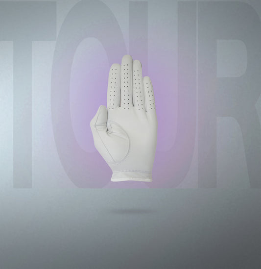 Ladies Premium Right hand white golf glove